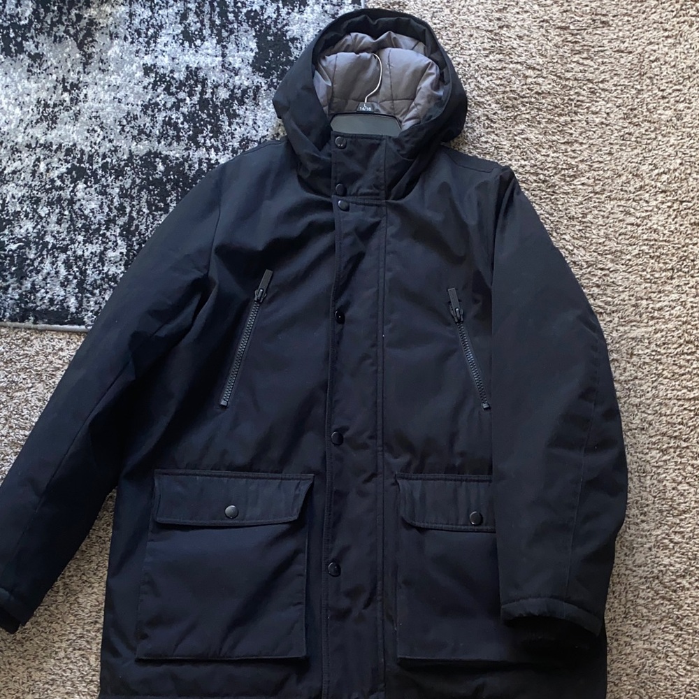 Club Room Men's Dark Jacket with Hood